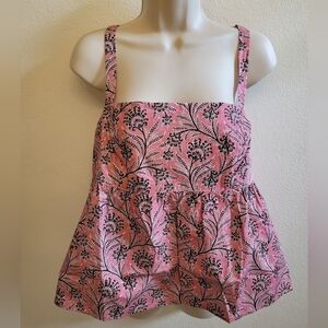 J. Crew Ladies Tie Shoulder Tank